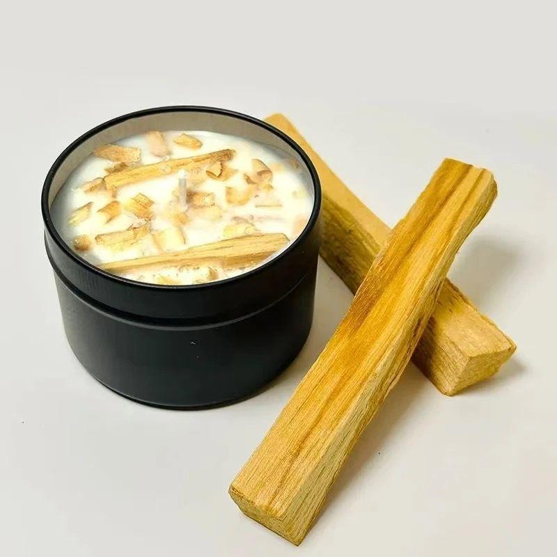 Handmade Sage, Palo Santo, and Cedar Soy Wax Candle for Indoor Air Purification