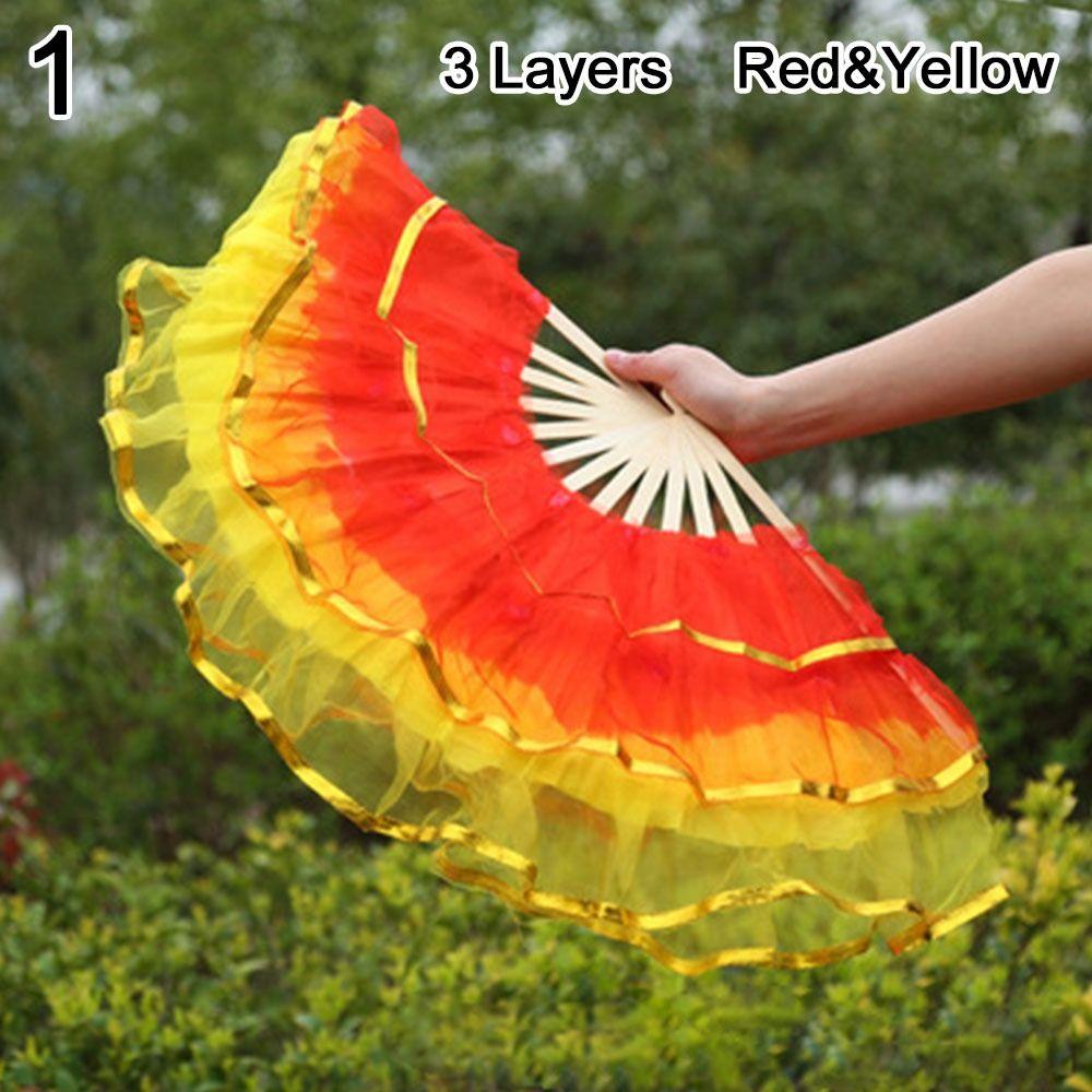 Танцор Практика Длинный Имитационный Веер для танца живота Шелковые Веера Длинные Шелковые Веера Вискоза Шелковые Веера