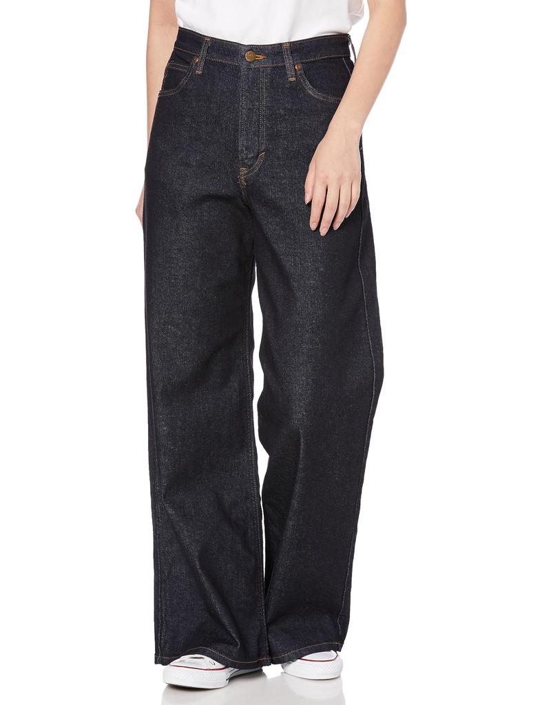 Lee Standard Wardrobe Эластичные джинсы из денима, размер S, Широкие брюки, Женские,