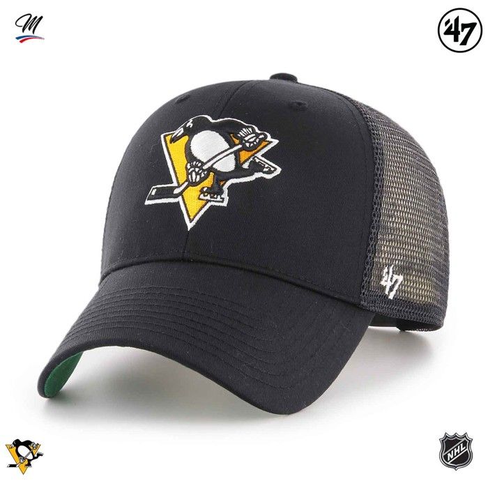 47 Brand Adjustable Cap - BRANSON Pittsburgh Penguins noir