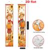 Fall Thanksgiving Door Banner Cartoon Couple Scarecrow 1 Pair Polyester 30x180cm Indoor Outdoor Decor
