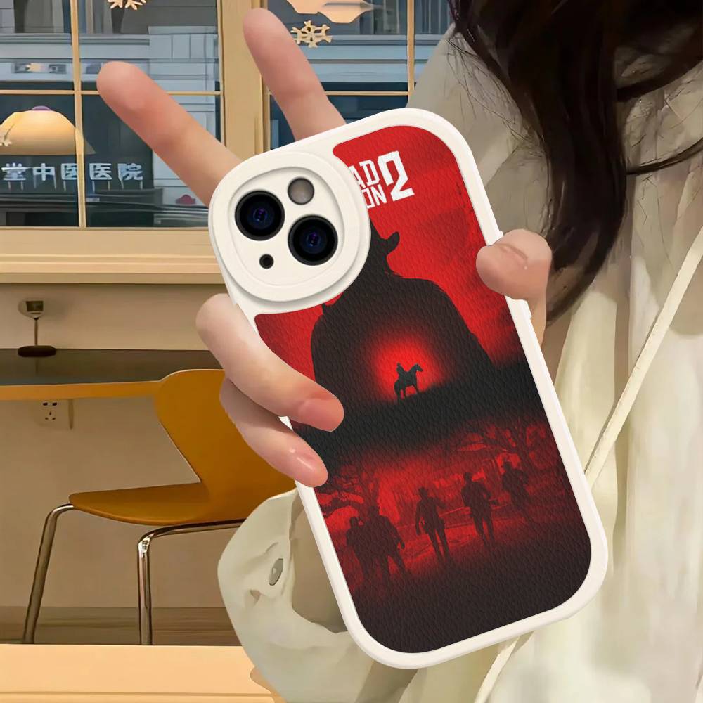 Игровой Чехол для Телефона из Кожи Red Dead R-Redemption Для IPhone 15 14 13 Pro Max 12 11 16 Plus Чехол для Телефона