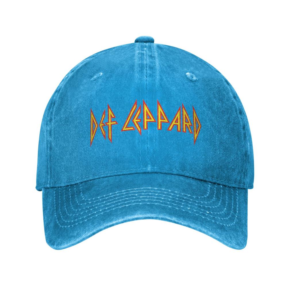 Def Leppard рок-группа Кепка с принтом для унисекс Хлопок Тракер Повседневный головной убор Бейсболка Регулируемая