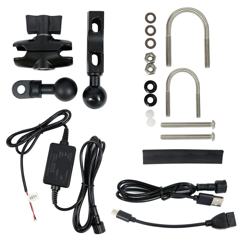 GPS-навигатор для мотоцикла беспроводной Carplay IPX7 водонепроницаемый 5-дюймовый сенсорный экран мотоцикл беспроводной Android Auto Monitor