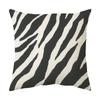 New Home Soft Decoration Geometric Milk Print Leopard Print Zebra Short Plush Ultra Soft Pillow Cushion Cover (Without Pillow Core)