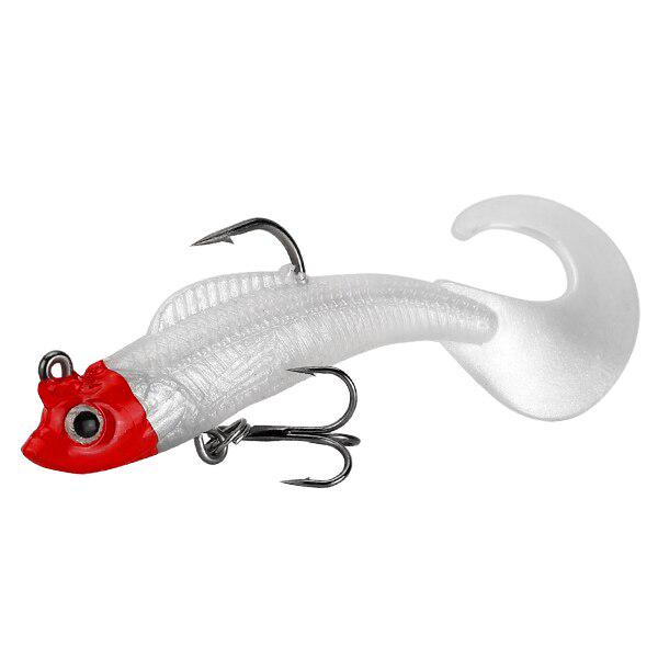 Джиг-головка, свинцовая мягкая приманка, 1 шт., силиконовая искусственная приманка, 9 см/9 г, рыболовная приманка, окунь, карп, рыбалка, песка