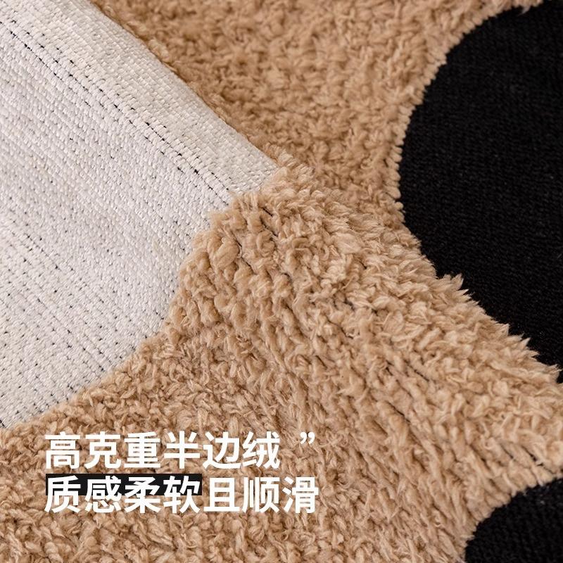 New Chinese-Style Special-Shaped Sofa Cushion New Autumn And Winter One-Piece Retro Plush Seat Cushion Sofa Cover Towel