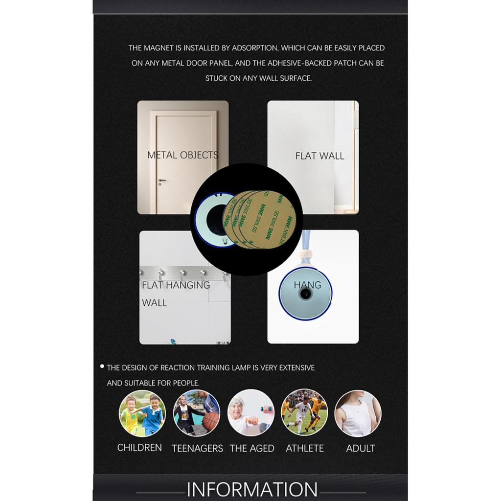 Реакция на ловкость Тренировочный свет, Детская физическая подготовка, Пульт дистанционного управления для управления работой света