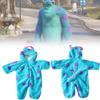 Adorable Baby Sullivan Monster Plush Onesie Thick Hooded Pajamas For Autumn Winter