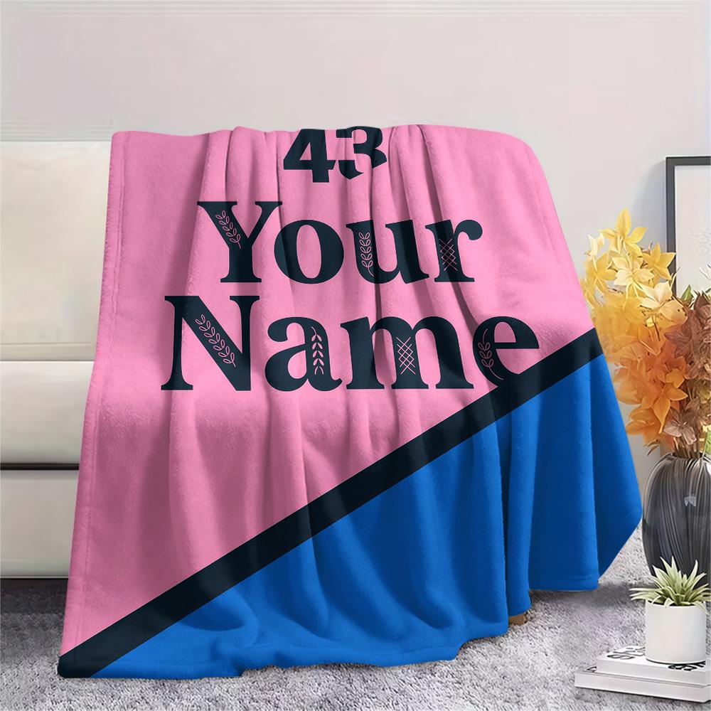 1PC Alpine F1 Custom Name Patterned Flannel Blanket Suitable For All Seasons For Home Decor Warmth And Comfort Gifts Holiday Present