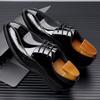 Mens Genuine Leather Oxford Shoes Brogue Carving Formal Business Dress Wedding