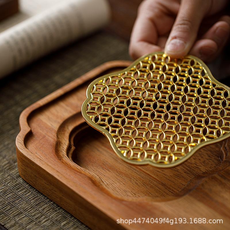 Поднос для чая из цельного ореха, с отверстием для окна, небольшой столик для сухой тарелки, в японском стиле, простой, современный, для улицы