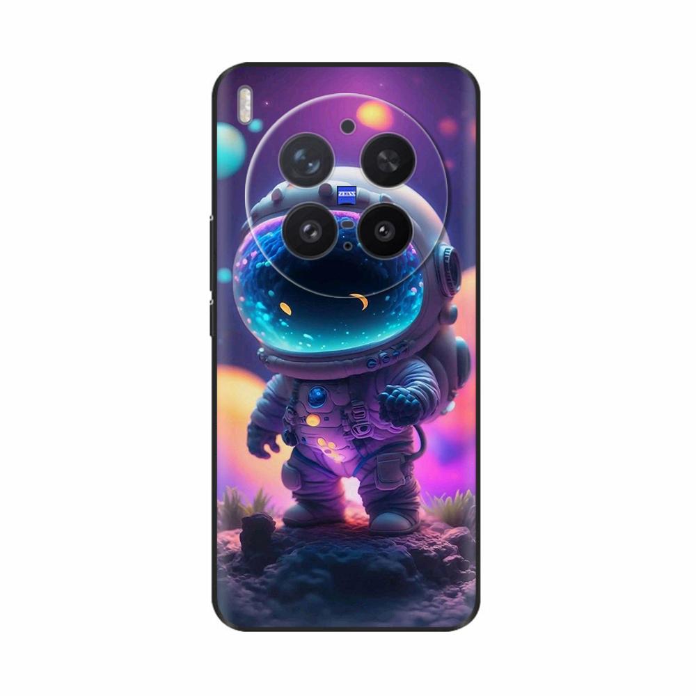 Чехол для VIVO X300 Pro Милый Мультяшный Кот Бабочка Мягкий Силиконовый Ударопрочный Бампер Чехол для Vivo X300 Fundas Защитные Чехлы