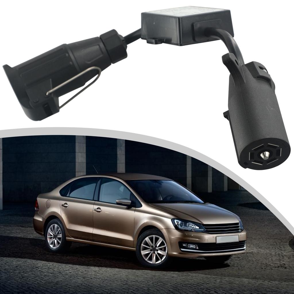 High Quality Light Converter Trailer Light Converter Part Practical Round US To European Vehicle Connector Parts Plug