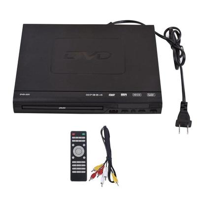 DVD-225 Домашний DVD-плеер Цифровой мультимедийный проигрыватель AV-выход с пультом дистанционного управления для телевизора VCD DVD-плеер