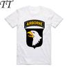 2019Summer New Fashion Men Print Confederate US Army 101st Airborne T-shirt O-Neck Short Sleeves Homme Cool Top Tee Swag T Shirt