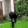 Acrylic Cat , Animals Cats Statue Decor, Ornaments Yard Decorative, Pathway, Floor, Flower Bed
