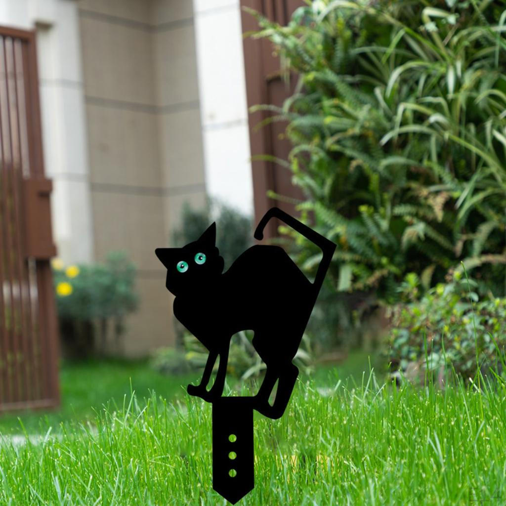 Acrylic Cat , Animals Cats Statue Decor, Ornaments Yard Decorative, Pathway, Floor, Flower Bed