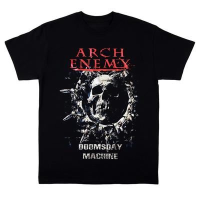 Винтажная черная хлопковая футболка ARCH ENEMY для унисекса, размеры S-5XL