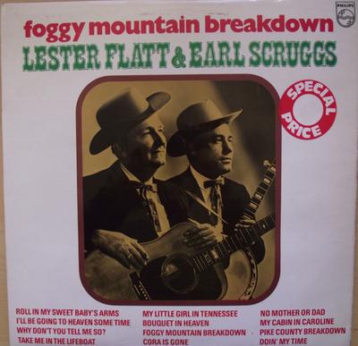 Виниловая пластинка FLATT & SCRUGGS - Foggy Mountain Breakdown 6336255 Philips UK Folk Б/у