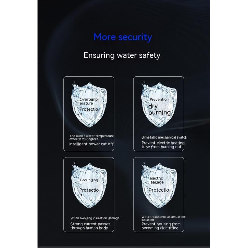 Кухонный электрический кран для горячей воды из нержавеющей стали, мгновенный трехсекундный кран для горячей воды, горячая и холодная вода