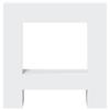 White Fireplace Surround 81 x 18 x 82 cm Particleboard
