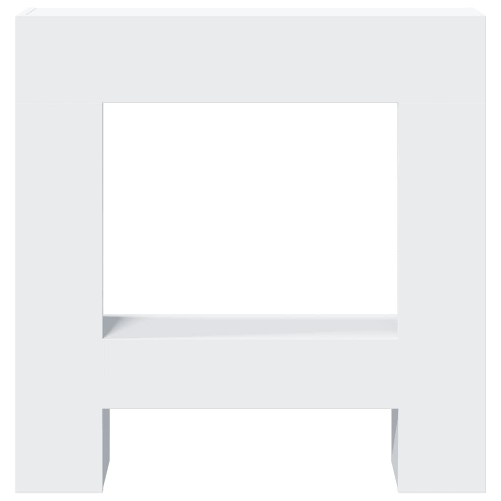 White Fireplace Surround 81 x 18 x 82 cm Particleboard