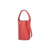 Longchamp Épure 18 Embossed Logo Detachable Shoulder Strap Leather Bucket Bag Mini Women bags Strawberry 10213HYZ218