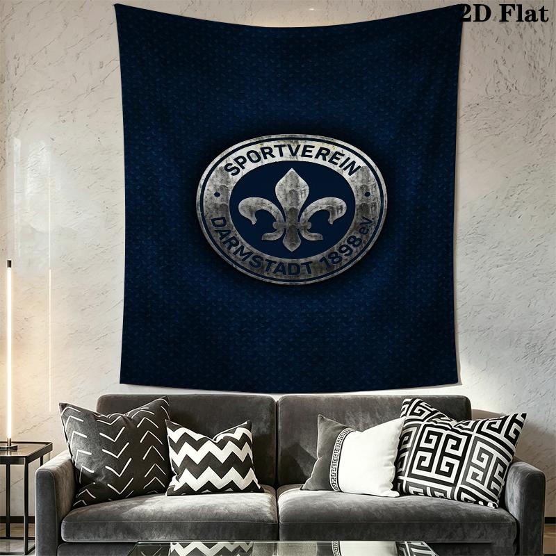 Fc Olympia Darmstadt Wall Tapestry Aesthetic Wall Hanging Printed Fabric Blanket Decorative Tapestries for Bedroom Living Room Home Decor