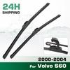 For Volvo S60 2000-2004 2001 2002 2003 Wiper Front Wiper Blades Windshield Windscreen Window Brush 24"+21