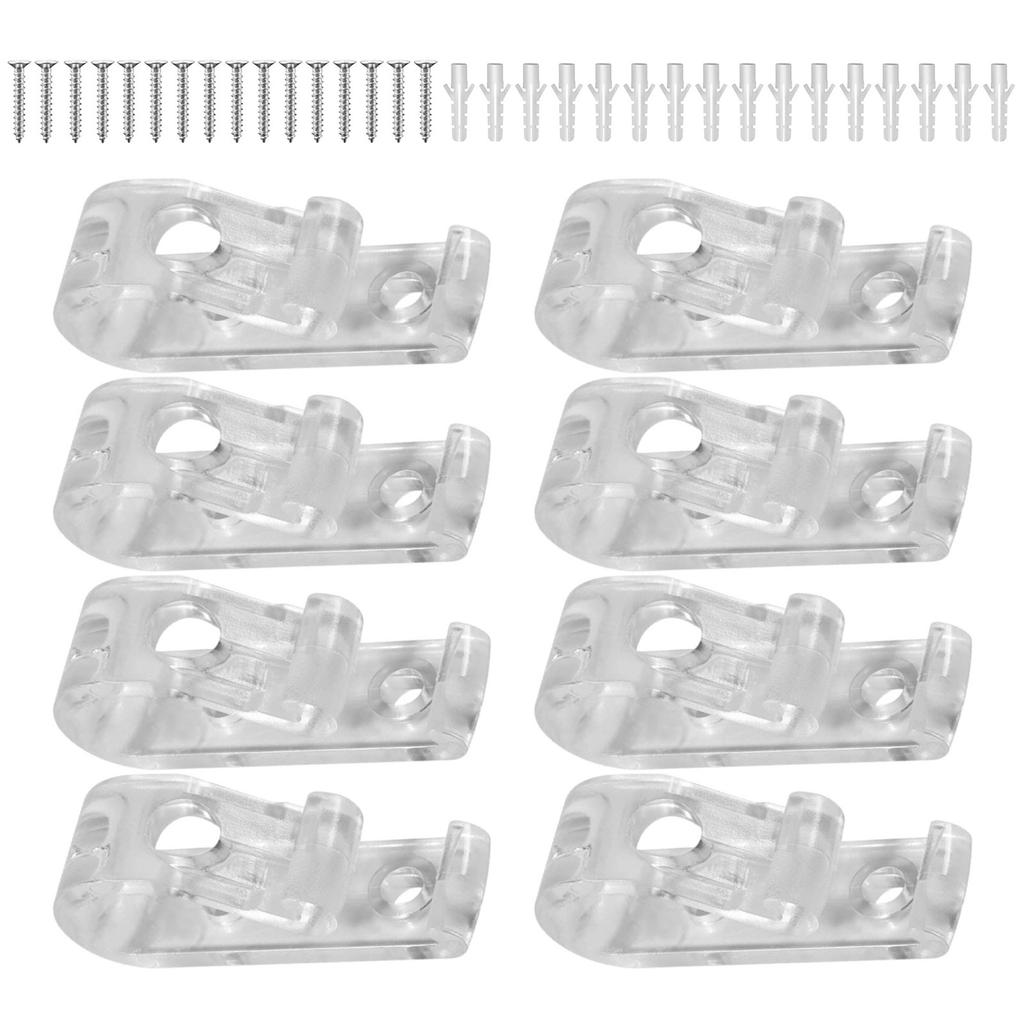 Прозрачный держатель шнура для жалюзи, фиксатор цепи безопасности для рулонных штор, направляющие для шнура, крючки для фиксации жалюзи, зажим для цепочки с бусинами для шнура