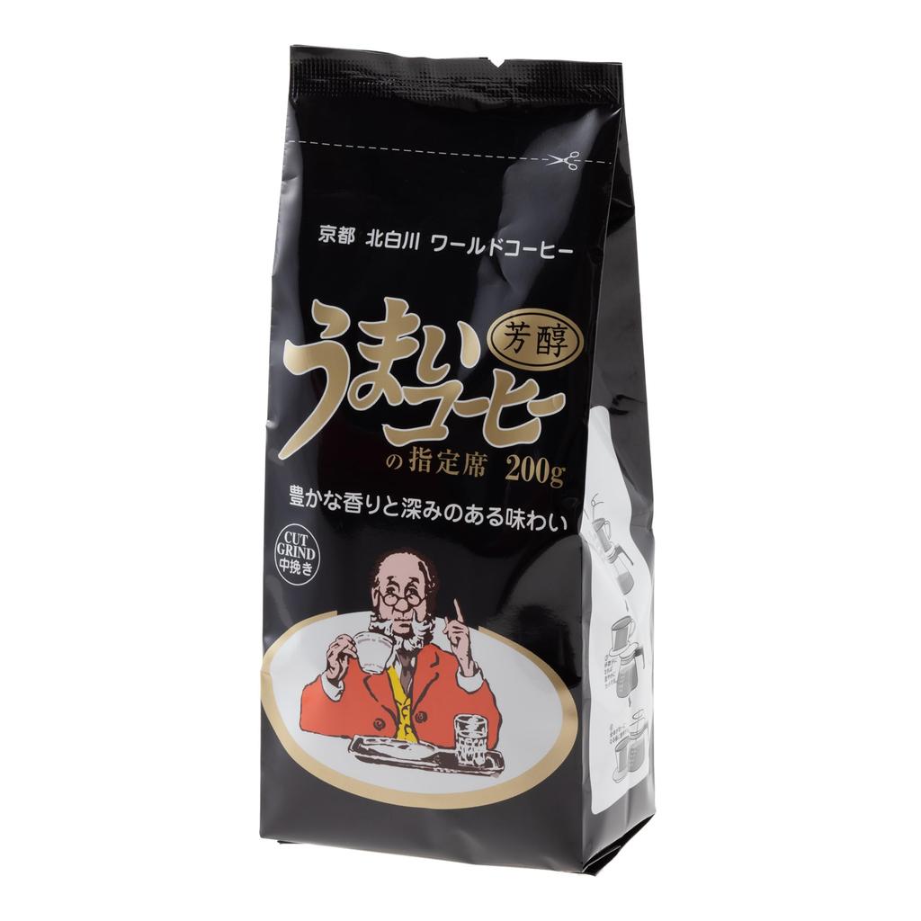 WORLD COFFEE Delicious Coffee Reserved Seat Aromatic Blend 200g X 12 Bags [medium Ground]