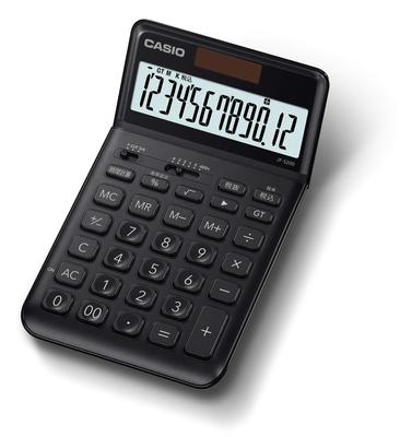 Casio Стильный калькулятор черный 12 цифр Just Type JF-S200-BK-N