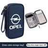 For Opel Portable Car Digital Storage Bag Data Cable Protector Cover Waterproof Tool Bags Corsa D Astra G H J K F Mokka C Zafira BX8