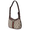 Gucci Ophidia Logo Classic Canvas And Leather Mini Shoulder Bag Women Shoulder Bag Beige Dark-Brown 838465-FAE0P-9746