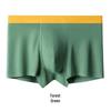 Men's Seamless Antibacterial Modal Boxer Briefs - Mid-Waist, Thin & Breathable