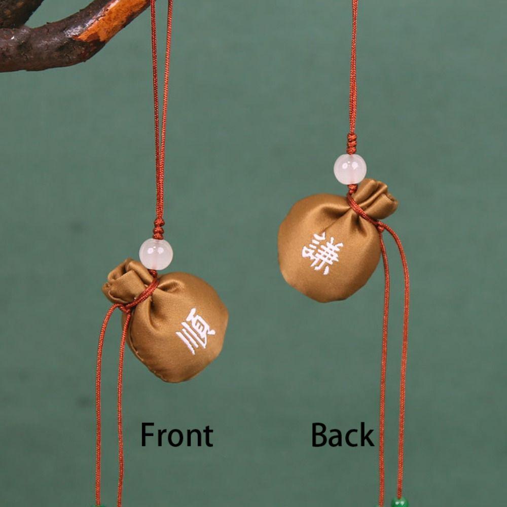 Printing Mini Cloth Sachet for Filled Fragrant Herbs Tassel Small Pouch Perfume Spice Bag  Girl