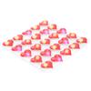 25pcs Heart Shaped Cute LED Christmas Brooches Pin Badge for DIY Craft Clothing Decor Party Favors