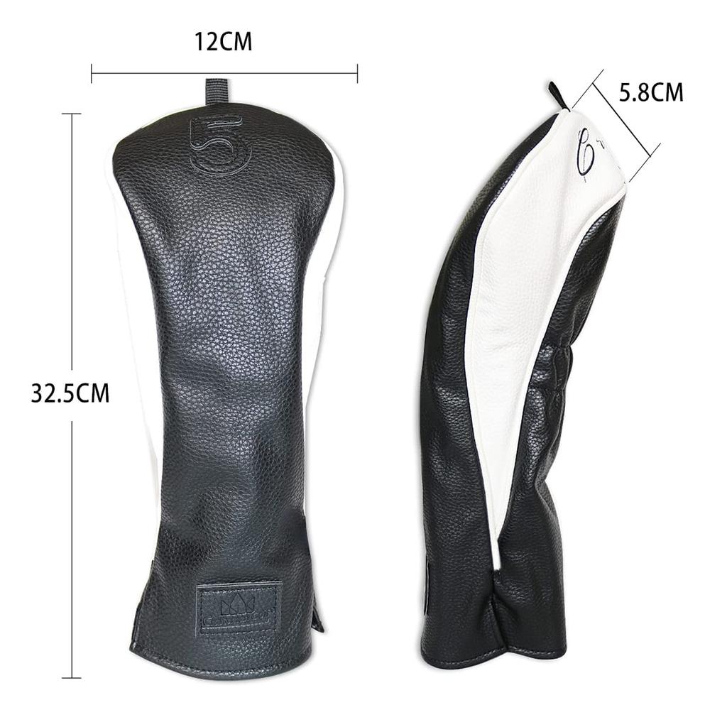 CRAFTSMAN Golf Wood Cover Head Cover Set of 4 for Fairway and Utilities Number Club Black (135X) Драйверы, Вудс, (с тегами) Чехлы, трехкомпонентные