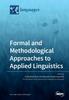 Книга Formal and Methodological Approaches To Applied Linguistics