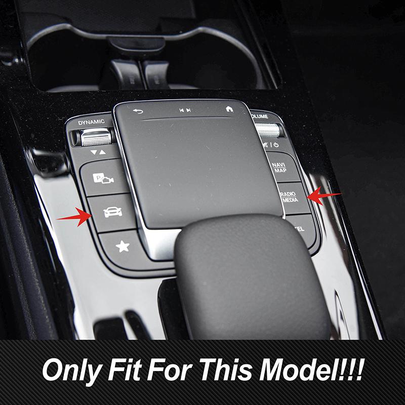 For Mercedes Benz A B Class W177 W247 CLA C118 GLB X247 GLA H247 Car Console Multimedia Mouse Buttons Sequ Aluminium Alloy