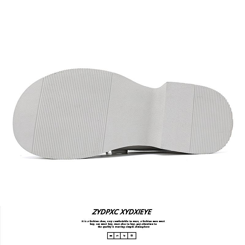 Уличный дизайн, британские туфли дерби, пара, платформа, белые повседневные кожаные туфли, универсальный дизайн с загнутым носком 9522-E