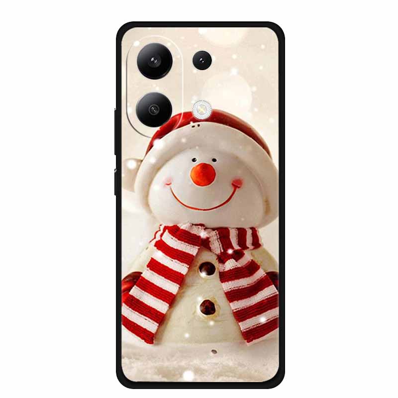 Christmas Case For Redmi Note 13 4G 5G Case Note13 Pro 5G 4G 13R Pro Soft TPU Silicone Covers for Xiaomi Redmi Note 13 Pro Plus