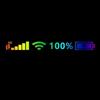 1pc Signal WiFi Power Reflective Car Windshield Stickers Auto Window Vinyl Decals Funny 100% Battery 5G Logo Pegatinas De Coche