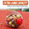 Telescopic Rod Rolling Nut Gatherer Wire Cage Pecan Picker Roller  Hickory Nuts