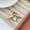 Creative Cute Honey Bee Brooch Fashion Rhinestone Women Vintage Enamel Animal Brooch