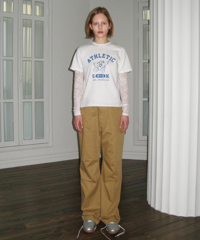 SINOON Out-Pocket Carpenter Pants (Olive Beige)