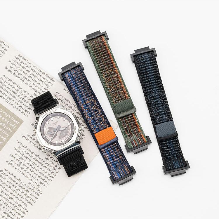 Ремешок для часов 16 мм для Casio G-SHOCK GA-110 800 2100 GD100 120 G8900 5600 GW-M5610 6900 GLS-8900, ремешок для часов Alpine Loop, нейлоновый ремешок