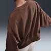 Nike Спортивная одежда Phoenix Fleece Женская оверсайз толстовка с круглым вырезом Конопля FZ6810-265