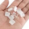 60Pcs Adhesive Cord Organizer Hooks Sticky Wire Holders Mini Size Multipurpose Transparent Cable Management Clips